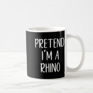 Tun wir so als ob ein Nashorn Kostüm Halloween Lus Kaffeetasse