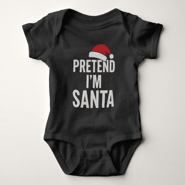 Tun wir so, als wäre ich der Weihnachtsmann - Lust Baby Strampler (Vorderseite)