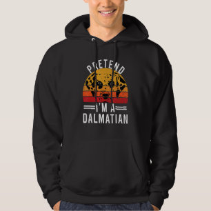 Tun wir so, als wäre ich ein dalmatiner Kostüm Hal Hoodie