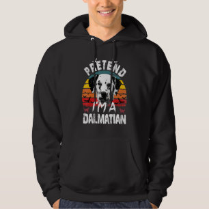 Tun wir so, als wäre ich ein Dalmatiner-Kostüm Hal Hoodie