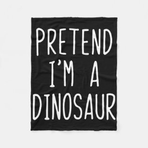 Tun wir so, als wäre ich ein Dinosaurier-Kostüm Ha Fleecedecke