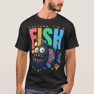 Tun wir so als wäre ich ein Fisch Lustiger Tiefsee T-Shirt
