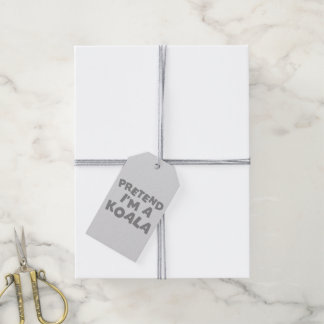Tun wir so, als wäre ich ein Koala Lustige Hallowe Geschenkanhänger