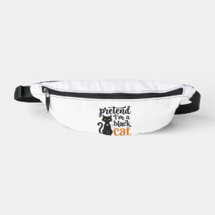 Tun wir so, als wäre ich ein schwarzes Halloween-K Bauchtasche