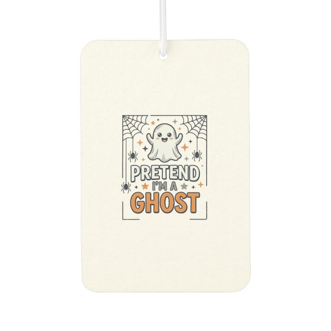 Tun wir so als wäre ich ein süßer Halloween-Geist Autolufterfrischer (Vorderseite)