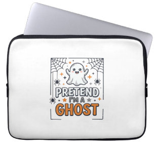 Tun wir so als wäre ich ein süßer Halloween-Geist Laptopschutzhülle