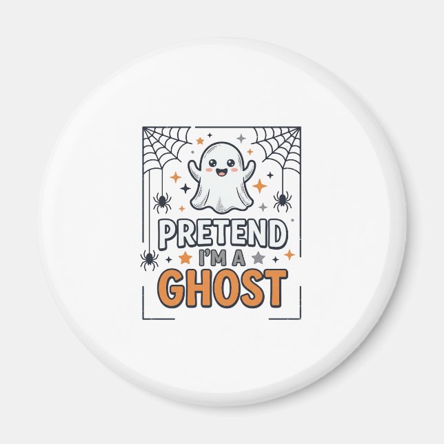 Tun wir so als wäre ich ein süßer Halloween-Geist Magnet (Vorne)