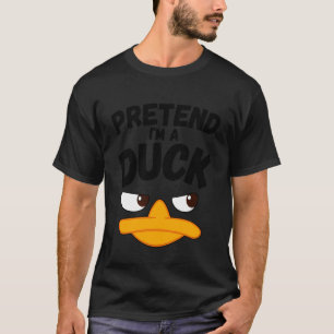 Tun wir so als wäre ich eine Ente Lustiger Hallowe T-Shirt