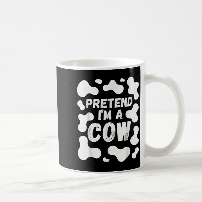Tun wir so, als wäre ich eine Kuh Lustiges Hallowe Kaffeetasse (Rechts)
