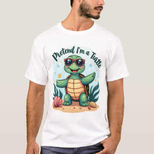 Tun wir so, als wäre ich eine Schildkröte Hallowee T-Shirt