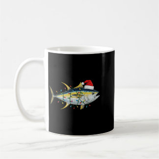 Tuna Fisch Weihnachtsbeleuchtung Festlich Lustige Kaffeetasse