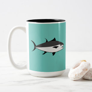 Tuna-Fischliebhaber Tuna Zweifarbige Tasse