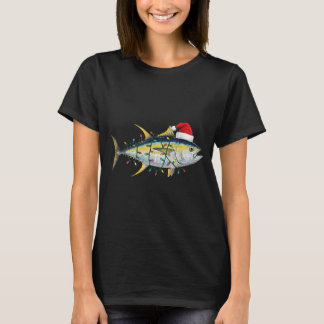 Tuna Fish Weihnachtsbeleuchtung Festlich Lustige W T-Shirt