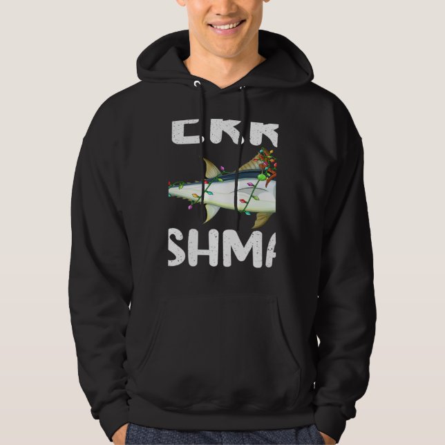 Tuna Fish  Xmas Lights Reindeer Hat Tuna Fish Chri Hoodie (Vorderseite)