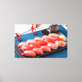 Tuna Harmony – Japanese Sushi Canvas Leinwanddruck