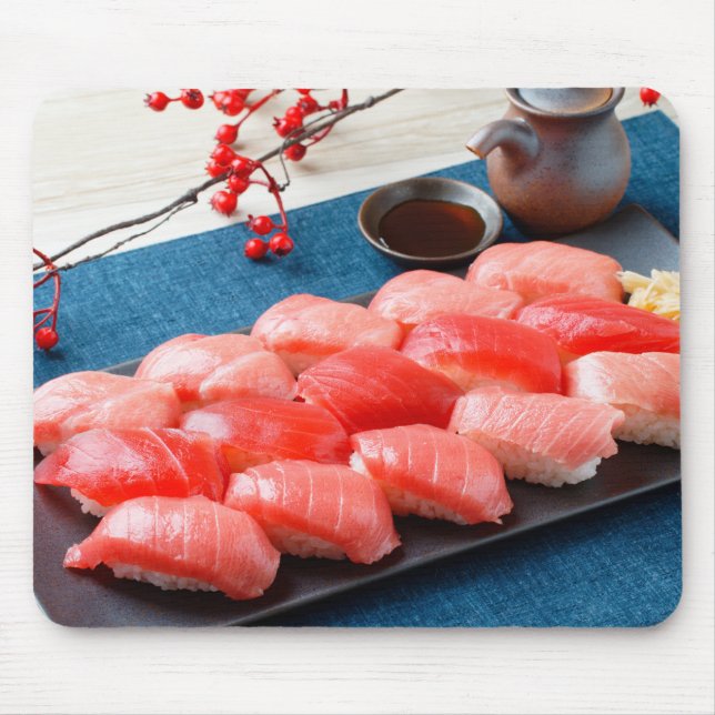 Tuna Lovers' Dream Sushi Mouse Pad Mousepad (Vorne)