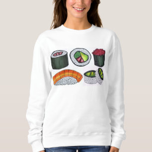 Tuna Roll Nigiri japanisches Food Sushi Sweatshirt