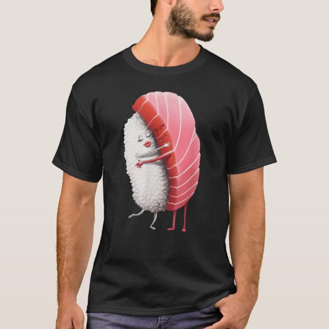 Tuna Sushi Hug T-Shirt (Vorderseite)