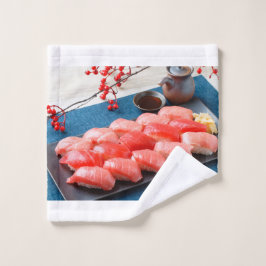 Tuna Symphony - Sushi Art Towel Badhandtuch Set