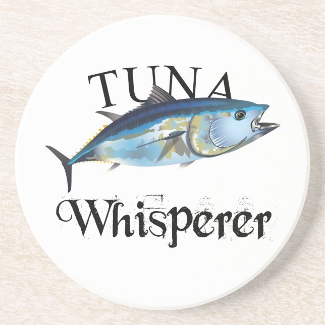 Tuna Whisperer Light Colored Getränkeuntersetzer (Vorne)