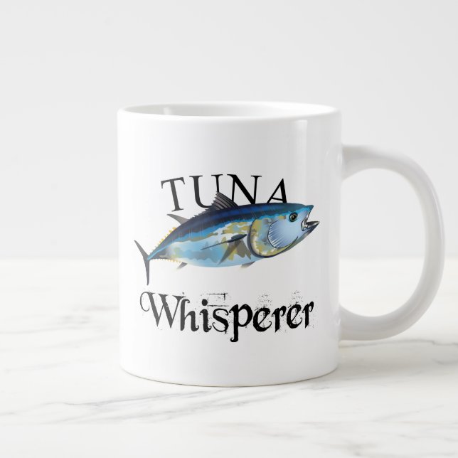 Tuna Whisperer Light Colored Jumbo-Tasse (Rechts)