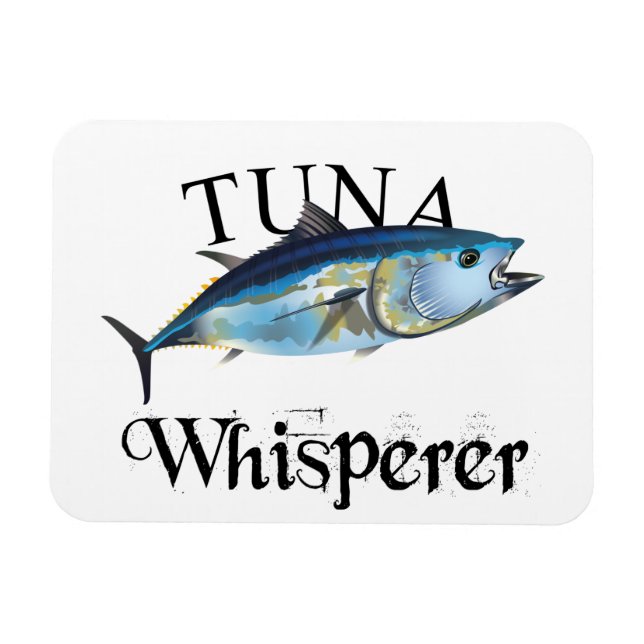 Tuna Whisperer Light Colored Magnet (Horizontal)