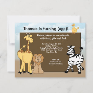 Tundra Theme Einladung