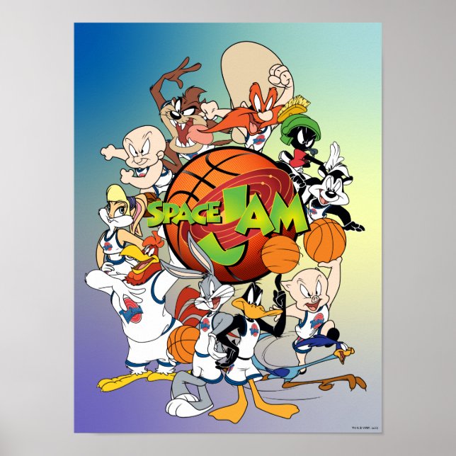 TUNE SQUAD™ Group SPACE JAM™ Logo Poster (Vorne)