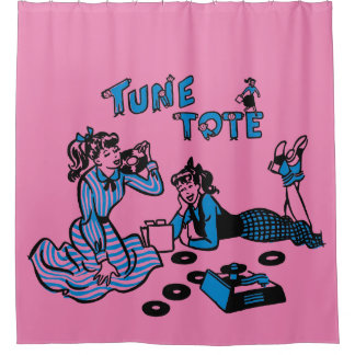 Tune Tote shower curtain Duschvorhang