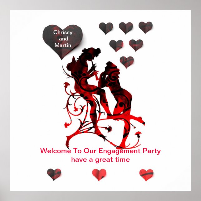 "Tunes of Liebe" Door-Intrance-Party-Poster"* Poster (Vorne)