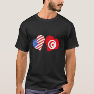 Tunesien Amerika USA Herzen Tunesier Preis Tunesie T-Shirt