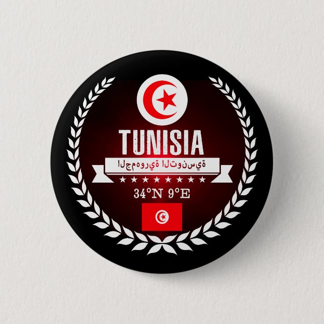 Tunesien Button (Vorderseite)