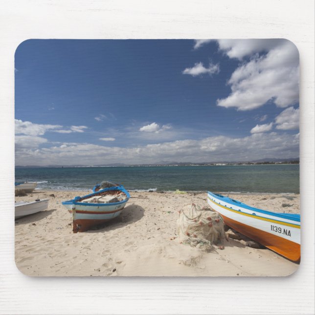 Tunesien, Cap Bon, Hammamet, Fischerboote auf Mousepad (Vorne)