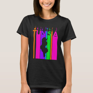 Tunesien Farbige Blasen T-Shirt