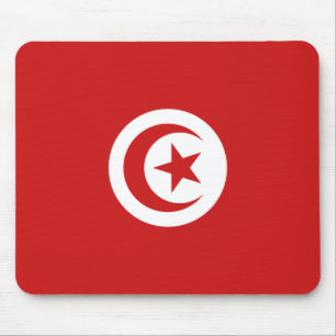 Tunesien Flag Mousepad