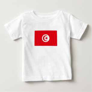 Tunesien-Flagge Baby T-shirt