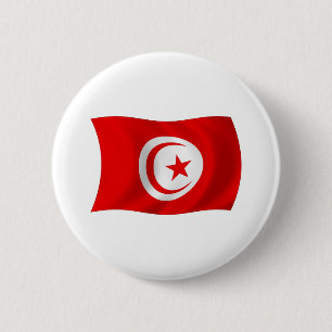 Tunesien-Flagge-Button Button