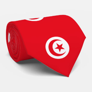 Tunesien-Flagge Krawatte
