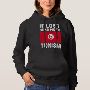 Tunesien-Flagge Souvenir Wenn verloren, schicken S Hoodie
