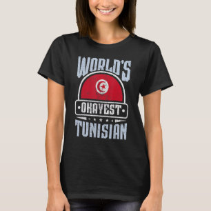 Tunesien-Flagge Stolze Tunesier Männer & Frauen 2 T-Shirt
