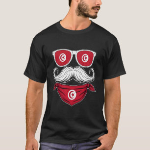 Tunesien-Flagge Tunesische Wurzeln 3 T-Shirt
