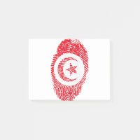Tunesien Flaggen Fingerprint Land Prix