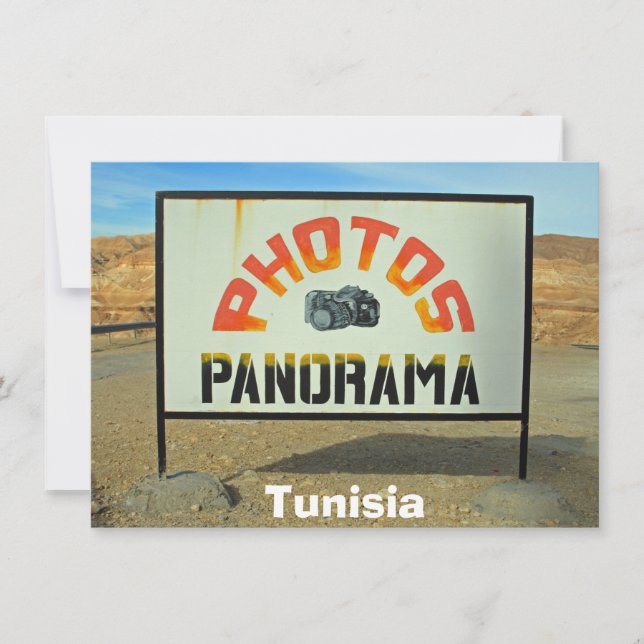 Tunesien Foto-Stopp-Card (Vorderseite)