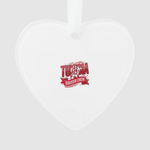Tunesien Fußball 2026 Fußball Fett Land Typografie Ornament