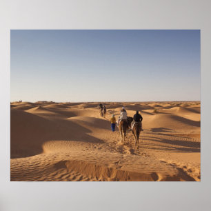 Tunesien, Ksour Area, Ksar Ghilane, Grand Erg 7 Poster