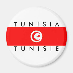 Tunesien-Landesflaggenamentext-Symbol tunisie Magnet