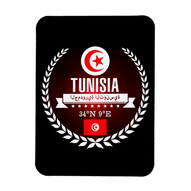 Tunesien Magnet (Vertikal)