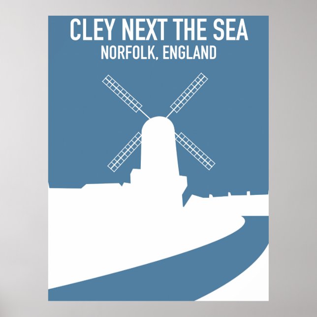 Tunesien Map Reiseplakat Poster (Vorne)