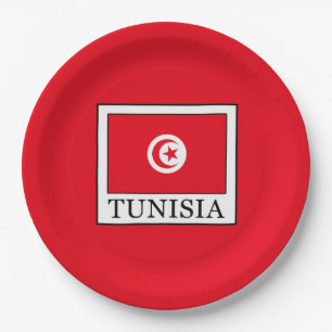 Tunesien Pappteller
