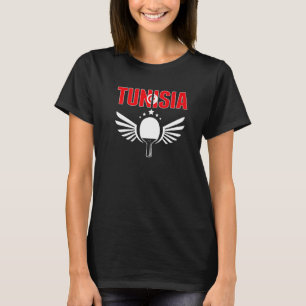 Tunesien Ping Pong Tunesische Tischtennismannscha T-Shirt